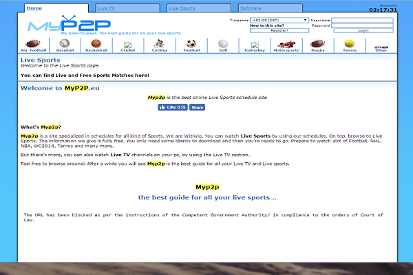 Myp2p live sport streams best sale for free
