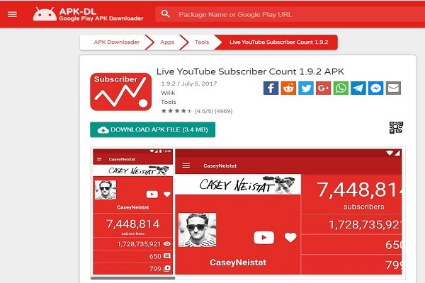 YTCount Live Subscriber Count for Android - Download