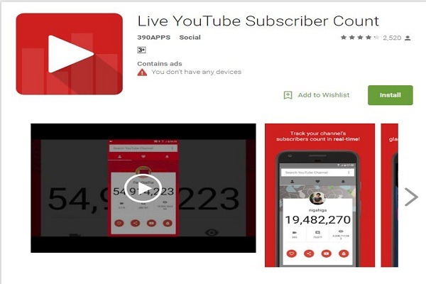 YTCount Live Subscriber Count for Android - Download