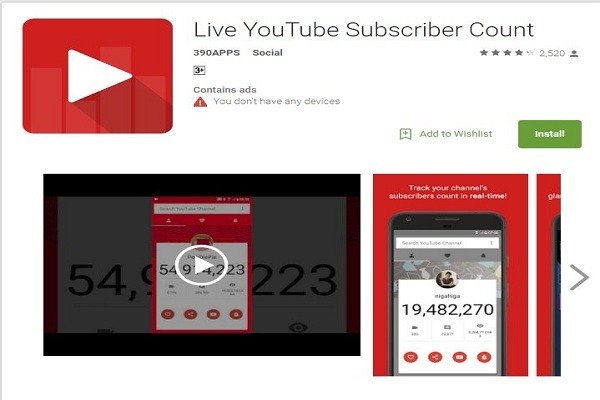 Live Sub Count - Social Blade APK (Android App) - Free Download