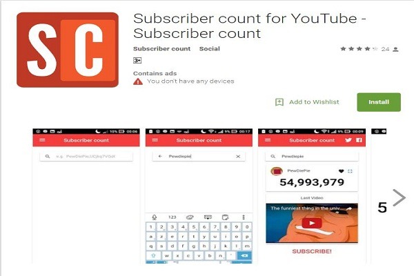 YTCount Live Subscriber Count for Android - Download