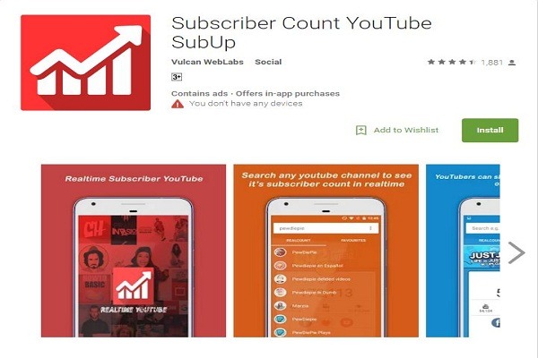 Realtime Subscriber Count - APK Download for Android